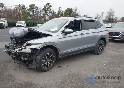 2021 Volkswagen Tiguan 2.0T Se/2.0T Se R-Line Black/2.0T Sel из США, поврежденный, VIN 3VV3B7AXXMM103779